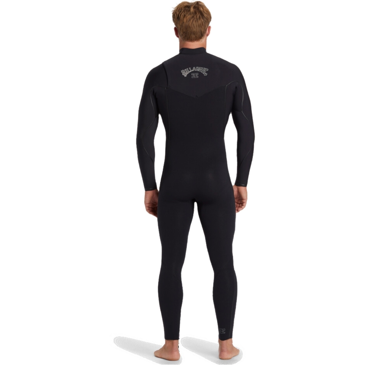 2025 Billabong Da Uomo Furnace Natural 5/4mm Chest Zip Muta ABYW100260 - Black